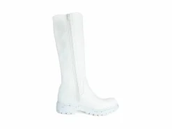 Fluevog Shoes Samedi | Tall Zip-Up Boot White Cheap