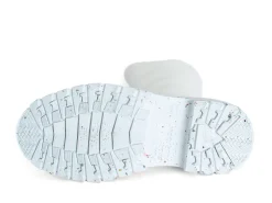 Fluevog Shoes Samedi | Tall Zip-Up Boot White Cheap