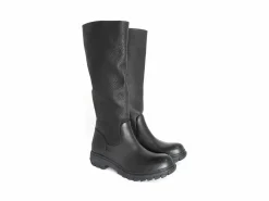 Fluevog Shoes Samedi | Tall Zip-Up Boot Black Store