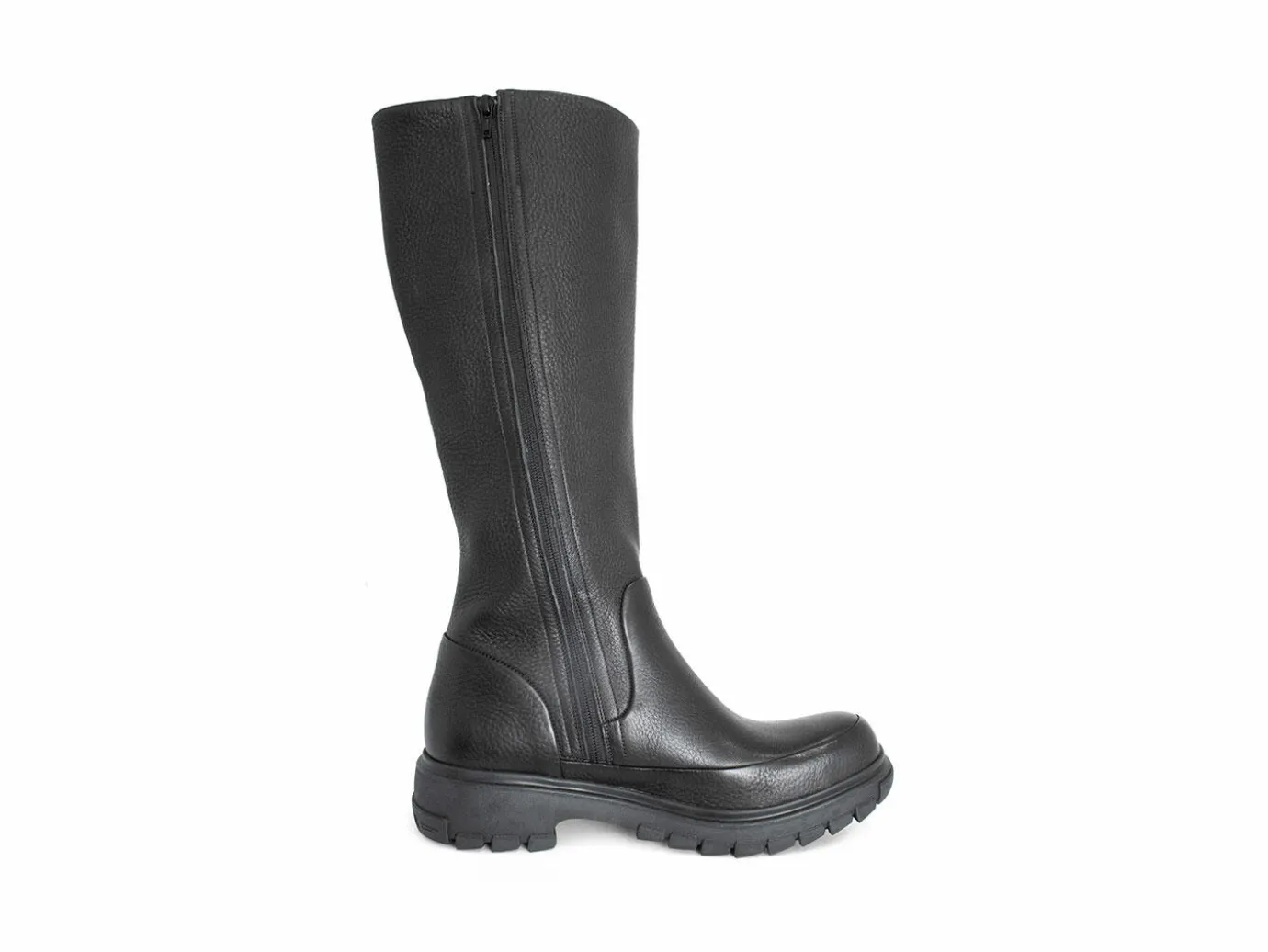 Fluevog Shoes Samedi | Tall Zip-Up Boot Black New