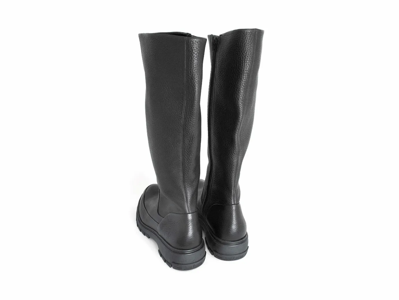 Fluevog Shoes Samedi | Tall Zip-Up Boot Black New