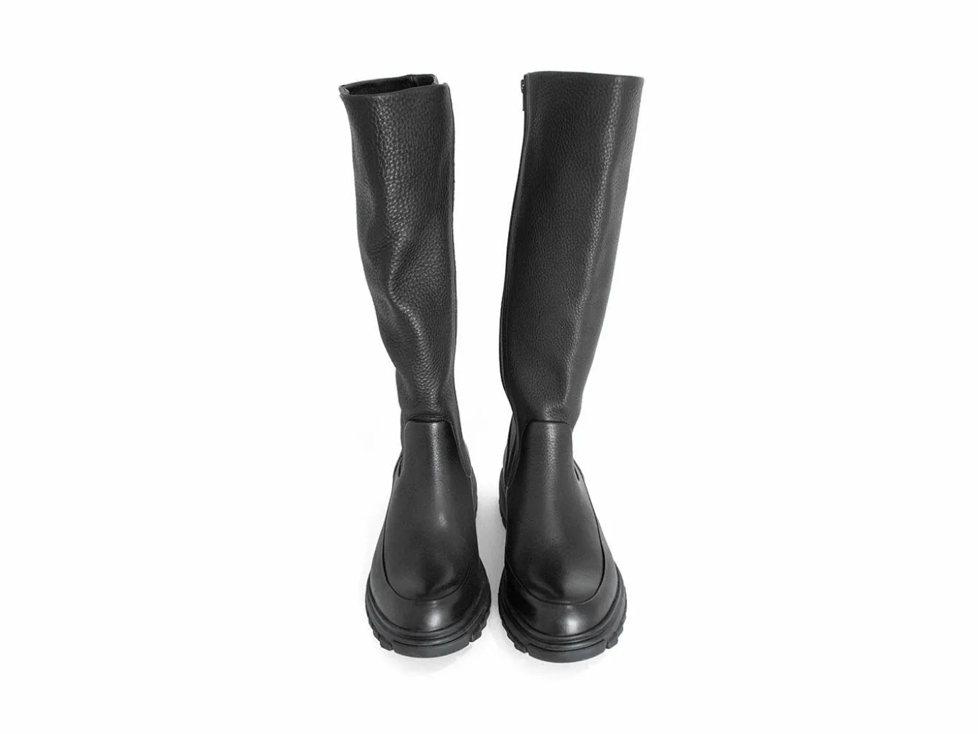 Fluevog Shoes Samedi | Tall Zip-Up Boot Black New