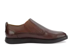 Fluevog Shoes Snazzy | Slip-On Leather Shoe Brown/Orange Store