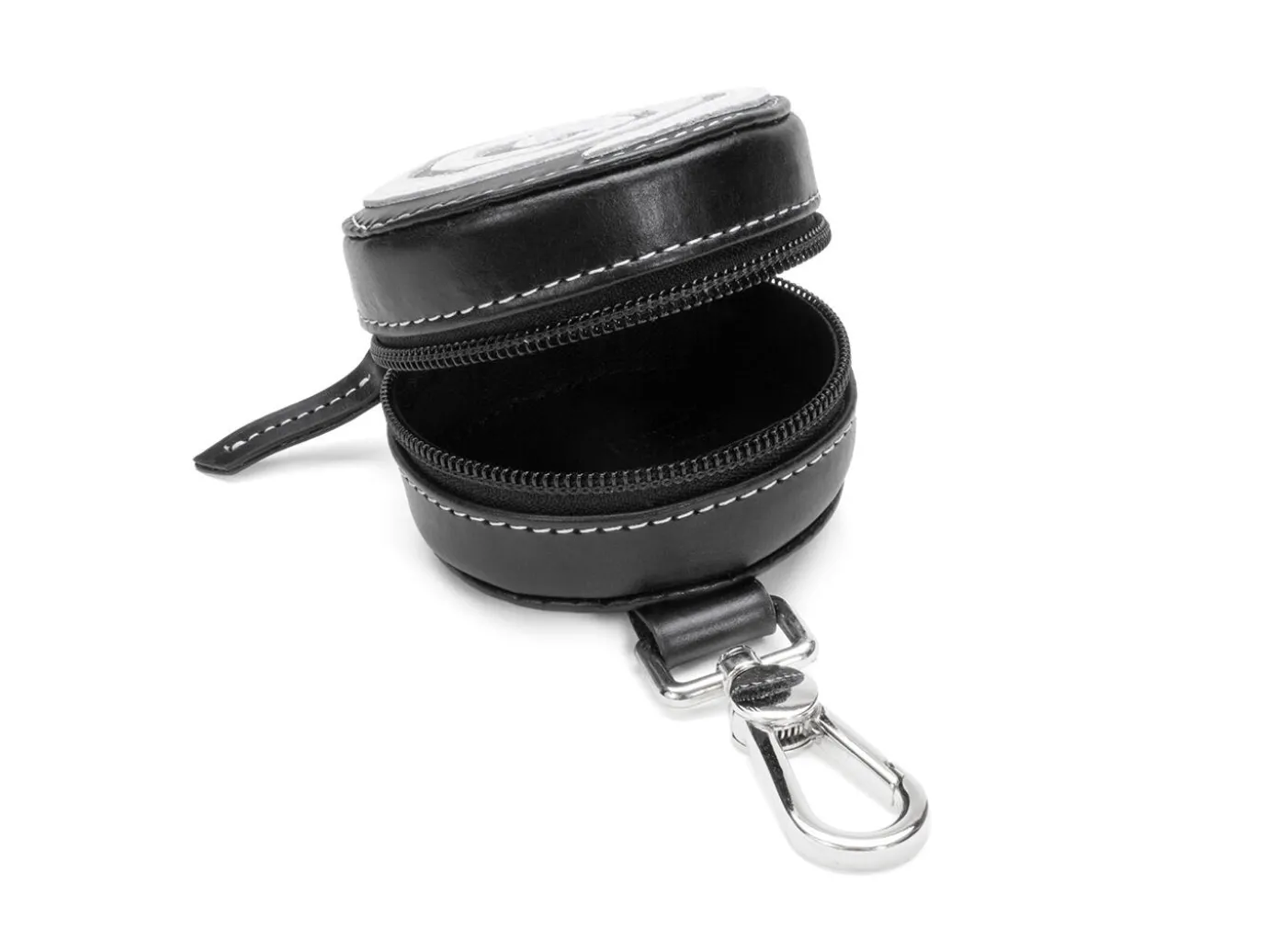 Fluevog Shoes Snoogle | Mini Clip-On Pouch Black/White Cheap