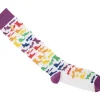 Fluevog Shoes Stanzi Vog Socks | Shoe Filled Sock Rainbow New