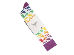 Fluevog Shoes Stanzi Vog Socks | Shoe Filled Sock Rainbow New