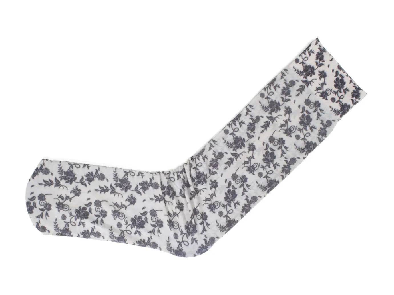 Fluevog Shoes Stockings | Custom Print Stocking Baroque Floral Hot