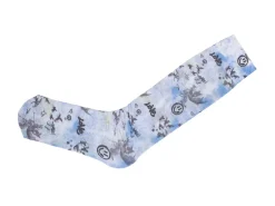 Fluevog Shoes Stockings | Custom Print Stocking Blue Graffiti Flash Sale