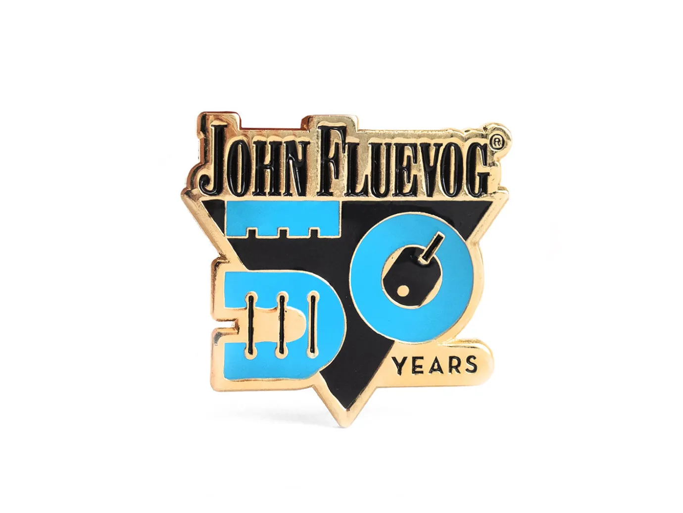 Fluevog Shoes 50Th Anniversary Pin | Custom Enamel Pin Gold Hot