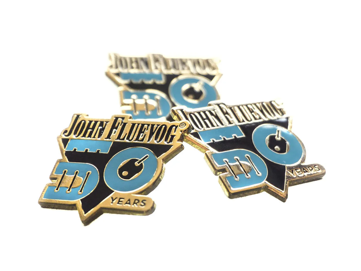 Fluevog Shoes 50Th Anniversary Pin | Custom Enamel Pin Gold Hot