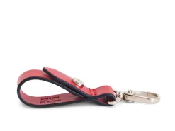 Fluevog Shoes The Babs Keychain | Leather Keychain Red/Black Sale