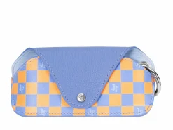 Fluevog Shoes The Fefe Case | Sunglass Case Blue/Orange Clearance