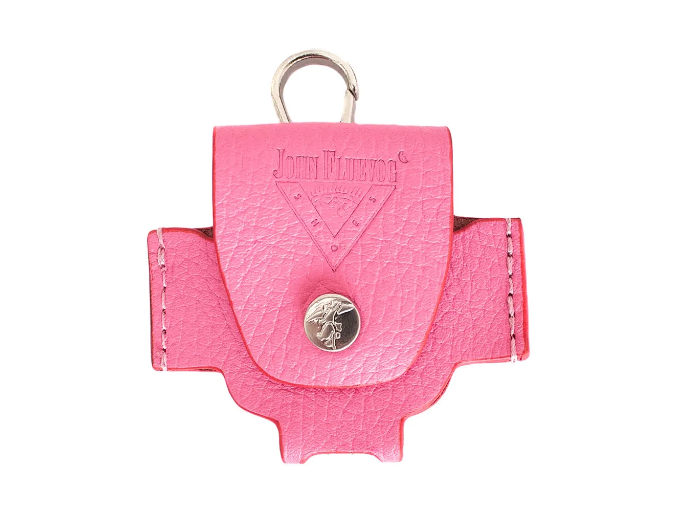 Fluevog Shoes The Pete Case | Leather Airpods Case Pink Best Sale