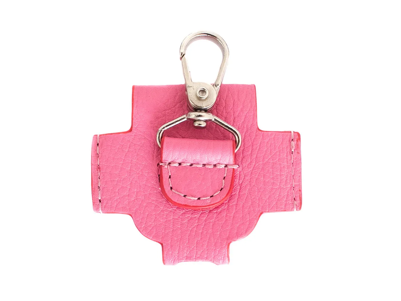 Fluevog Shoes The Pete Case | Leather Airpods Case Pink Best Sale