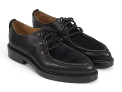 Fluevog Shoes Thorp | D-Ring Lace-Up Shoe Black Online