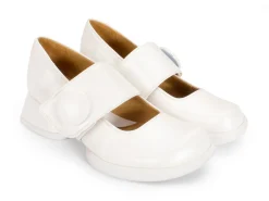 Fluevog Shoes Tippi | Leather Mary Jane Off-White Cheap