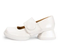 Fluevog Shoes Tippi | Leather Mary Jane Off-White Cheap