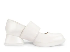 Fluevog Shoes Tippi | Leather Mary Jane Off-White Cheap