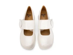 Fluevog Shoes Tippi | Leather Mary Jane Off-White Cheap