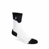 Fluevog Shoes Tobiko Vog Socks | Contrast Pattern Sock Black/White Online