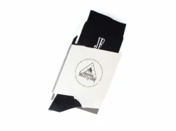 Fluevog Shoes Tobiko Vog Socks | Contrast Pattern Sock Black/White Online