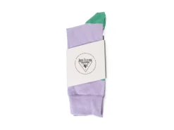 Fluevog Shoes Toph Vog Socks | Floral Freddy Sock Lavender/Teal Discount