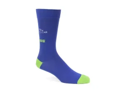 Fluevog Shoes Toph Vog Socks | Floral Freddy Sock Blue/Green Store