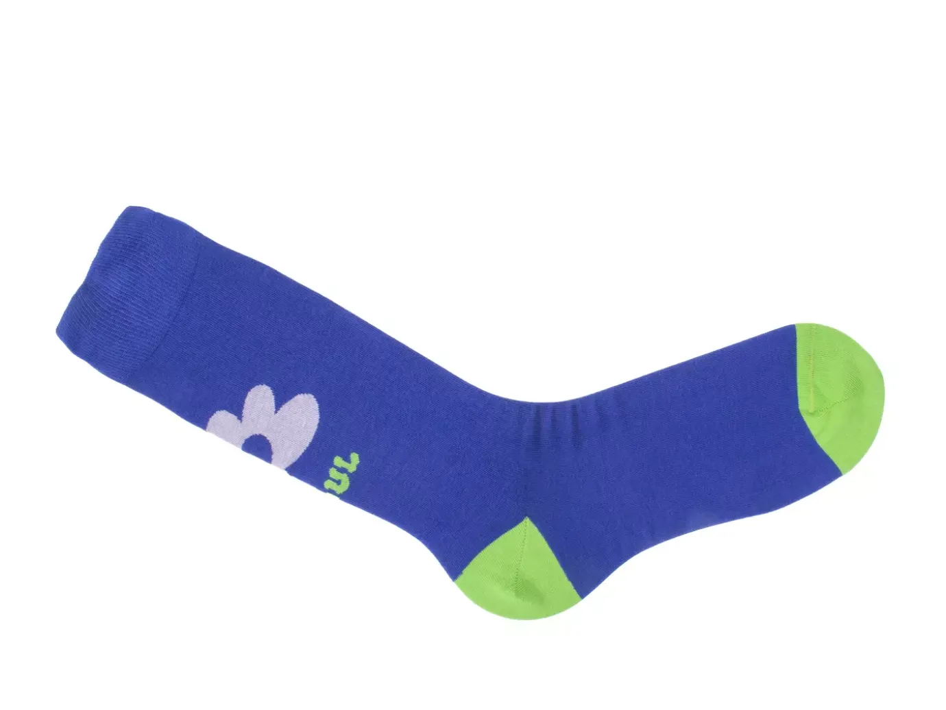 Fluevog Shoes Toph Vog Socks | Floral Freddy Sock Blue/Green Store
