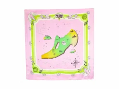 Fluevog Shoes Truth Island Scarf | Large Silk Scarf Pink Fashion