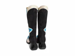 Fluevog Shoes Warhol | Multi Leather Boot Turquoise Multi Store