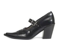 Fluevog Shoes Willow | Mary Jane Heel Black Fashion