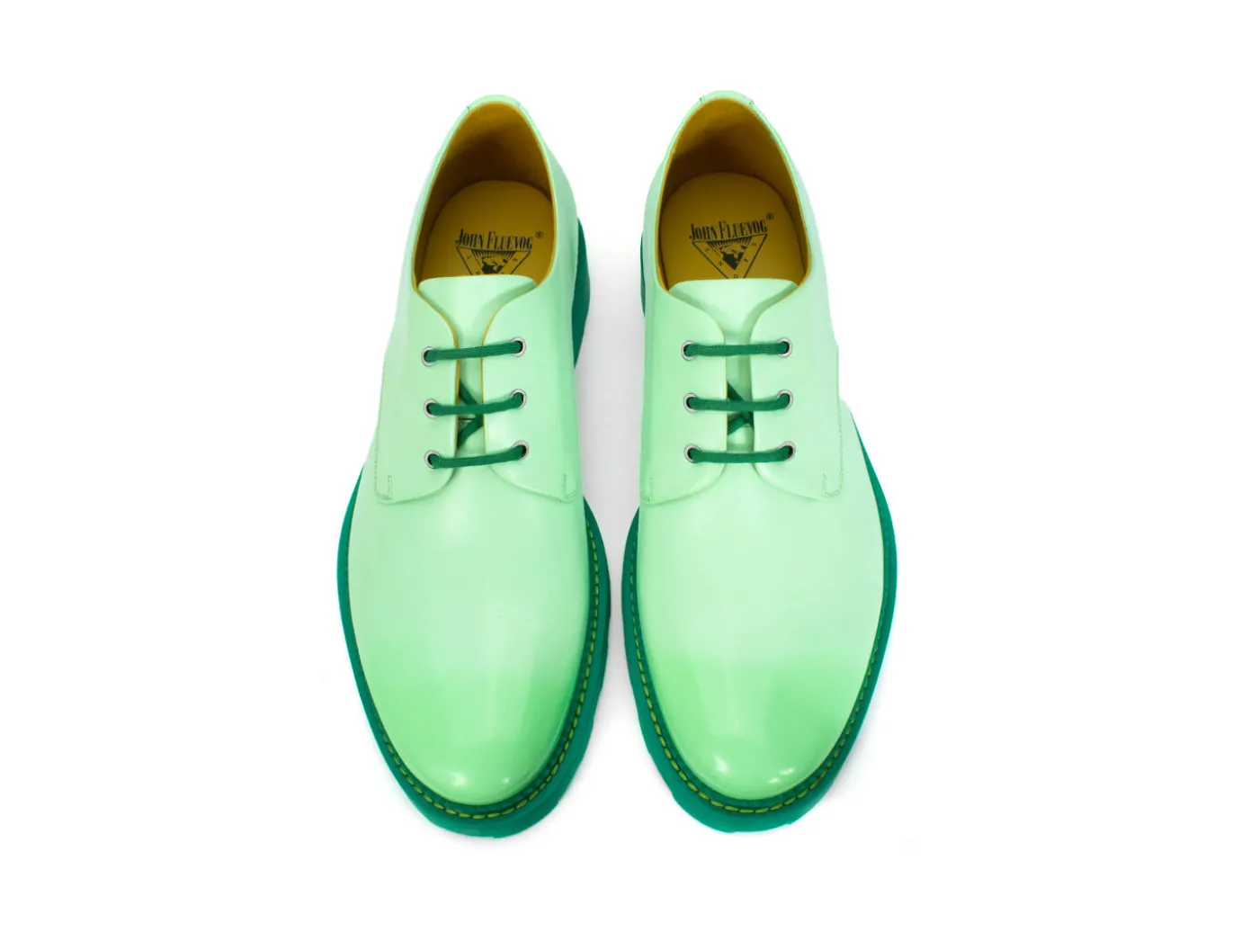 Fluevog Shoes Winnie | Classic Derby Shoe Mint Green Online