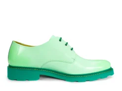 Fluevog Shoes Winnie | Classic Derby Shoe Mint Green Cheap