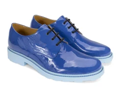 Fluevog Shoes Winnie | Classic Derby Shoe Blue New