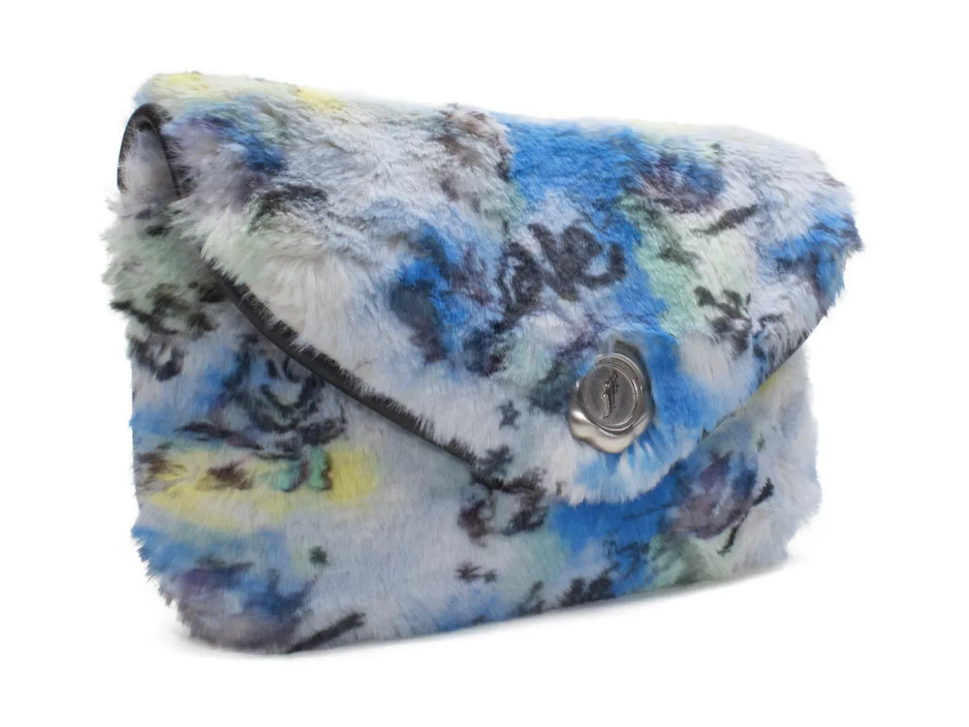 Fluevog Shoes Woogle | Puffy Envelope Bag Graffiti Fur Sale