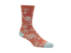 Fluevog Shoes Xay Xay Vog Socks | Custom Floral Sock Copper Shop
