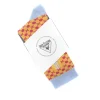 Fluevog Shoes Xo Vog Socks | Printed Ankle Sock Yellow/Red Sale