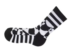 Fluevog Shoes Yuki Vog Socks | Checkered Heart Sport Sock Heart Warpy Checker Cheap