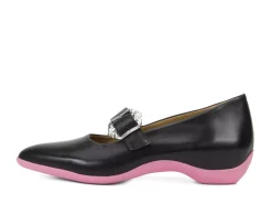 Fluevog Shoes Zeal | Sleek Mary Jane Shoe Black/Pink Online