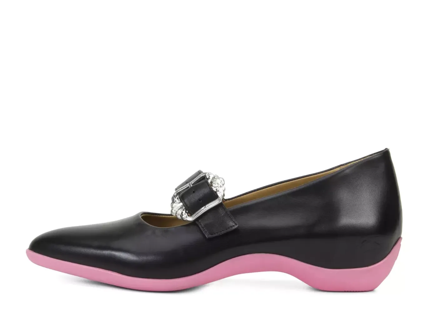 Fluevog Shoes Zeal | Sleek Mary Jane Shoe Black/Pink Online