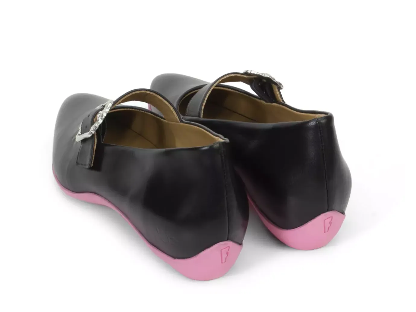 Fluevog Shoes Zeal | Sleek Mary Jane Shoe Black/Pink Online
